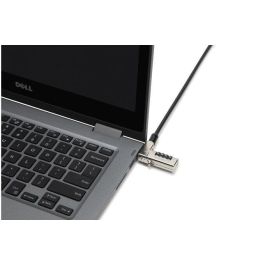 Kensington Candado de Combinación N17 para Portátiles/Tablets con Ranura Cuña, Cable Acero, Código 4 Dígitos