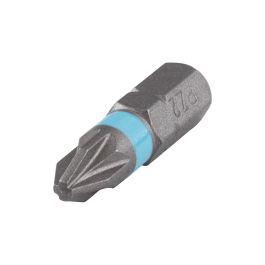 Wolfcraft 1334000 Set 3 Puntas Pozidriv PZ 2 Sólidas 25mm