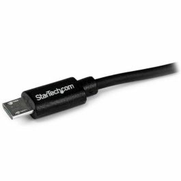 Cable Micro USB Startech USBUB2PCARB Negro