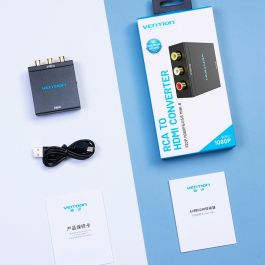 Adaptador RCA a HDMI Vention AEEB0 Negro Precio: 13.78999974. SKU: B159QQHCL7