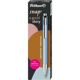 Pelikan Kugelschreiber Snap Metalic K10 Frostblau im Etui Precio: 24.4783. SKU: B1862LM456