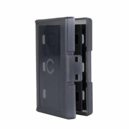 Konix 3328170304443 Estuche protector y de transporte para cartuchos Nintendo Switch 2, a prueba de golpes, 24 compartimentos, negro Konix 3328170304443 Estuche protector y de transporte para cartuchos Nintendo Switch 2, a prueba de golpes, 24 compartimentos, negro
