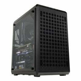 CoolerMaster MasterBox Q300L V2 (Black) Mini Torre PC - Micro ATX, Mini-ITX - Plástico, Acero, Vidrio Templado