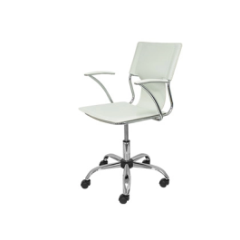 Piqueras y Crespo Silla giratoria respaldo medio regulable en altura símilpiel blanca 860+90x480x440 mm Precio: 196.99000013. SKU: S5700270