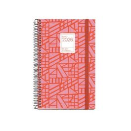 Agenda Anual (2026) Miquelrius Grafica Espiral Tapa Extra Con Goma Activa 117X182 D/P Baden Precio: 15.79000027. SKU: B1CFKAVVAL