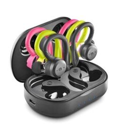 Auriculares Deportivos Bluetooth NGS Ártica Jogger con estuche de carga/ Autonomía 10h/ Negros