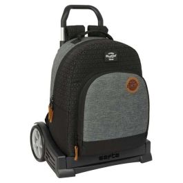 Mochila Escolar con Ruedas BlackFit8 Old school Negro Gris 32 x 42 x 15 cm Precio: 28.9500002. SKU: B14S2M656X