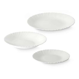 Vivalto Vajilla 12 Piezas Redonda Clásica Opal Blanco, 4x24 cm + 4x21.5 cm + 4x19 cm (2 Unidades) Vivalto Vajilla 12 Piezas Redonda Clásica Opal Blanco, 4x24 cm + 4x21.5 cm + 4x19 cm (2 Unidades)