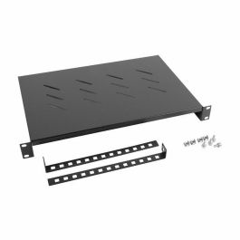 Lanberg Bandeja Fija 1U 483x300 mm, Capacidad 25 Kg, Estante para Rack 19", Negro Precio: 17.89000004. SKU: S5613666