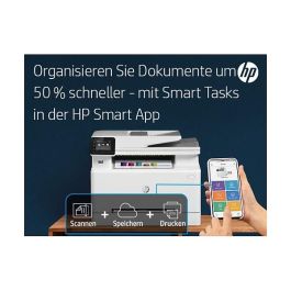 HP Color LaserJet Pro MFP M283fdw Impresora Multifunción Láser a Color, WiFi, LAN, A4