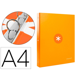Antartik Carpeta A4 Forrada 4 Anillas 25 mm Redondas Color Mostaza Precio: 5.50000055. SKU: B1HMD9AXXM