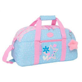 Bolsa de Deporte BlackFit8 Smile Rosa Azul claro 50 x 26 x 20 cm Precio: 21.95000016. SKU: B1D3T95KJR