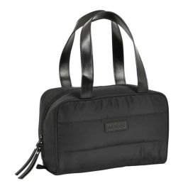 Safta Neceser rectangular moos capsula acolchado negro 31x14x19cm
