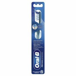 Oral-B PROCLEAN ADVANCED 40 #medio Cepillo Dental Manual, Filamentos Cruzados, Elimina Placa, Limpiador de Lengua