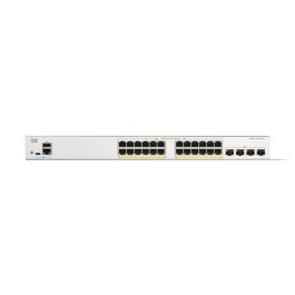 Cisco Catalyst 1300-24FP-4X Switch Gestionado Gigabit Ethernet 24 Puertos PoE+ 4 Puertos SFP+ Montaje en Rack