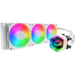 Cooler Master WAK MasterLiquid 360 Core II White Edition - Kit Refrigeración Líquida 360mm para CPU, Blanco, Multi-Socket