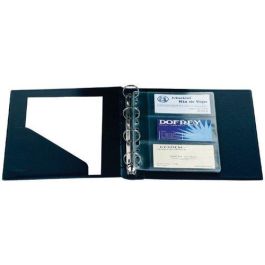 Tarjetero 4 Anillas Iberplas 4º 10 Fundas Liso Azul Precio: 18.535022. SKU: B195N77WMB