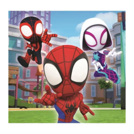 Clementoni Puzzles 3x48 Piezas Spidey y sus extraordinarios amigos CLE1695894154397