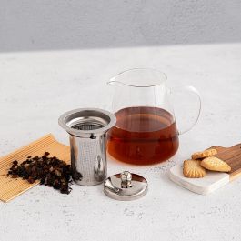 Tetera Vidrio Filtro Inox Serenia Quid 0,55 L