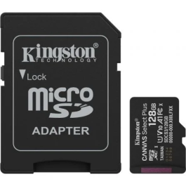 Kingston Tarjeta Micro SDXC Canvas Select Plus 128GB Clase 10 con Adaptador Velocidad 150MB/s Precio: 16.50000044. SKU: B14B2LVRHS
