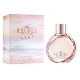 Hollister WAVE FOR HER Eau de Parfum Vaporizador para Mujer 50 ml - Floral Frutal Cautivadora, Espíritu Libre y Juvenil