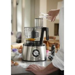 Procesador de alimentos 6 en 1 - PHILIPS - HR7778/00 - 1300 W - 3,4 L - Acero inoxidable Procesador de alimentos 6 en 1 - PHILIPS - HR7778/00 - 1300 W - 3,4 L - Acero inoxidable
