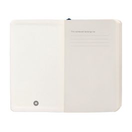 Cuaderno Con Gomilla Antartik Notes Tapa Blanda A6 Hojas Lisas Azul Marino 100 Hojas 80 gr Fsc