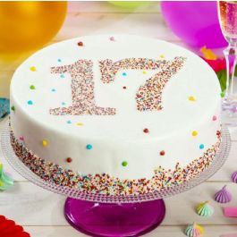 Plantilla para Tarta de Cumpleaños N-9 Pequeña - Algon (36 Unidades)