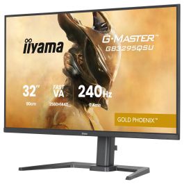 iiyama G-MASTER GB3295QSU-B1 Monitor 31.5" 2560x1440 Fast VA 0.4ms MPRT 240Hz HDMI 2.1 DisplayPort 1.4 USB Hub Altavoces Negro