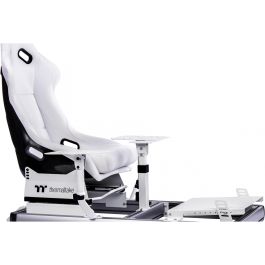 Thermaltake GSC-F50-CPASWH-01 Cabina de Vuelo GF500 Flight Simulator Cockpit de Aluminio Blanco 120 kg