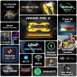 Smartphone Ulefone ARMOR X32 5,65" 6 GB RAM 128 GB