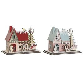 Adorno Navideño DKD Home Decor Rojo Rosa claro 23,5 x 11 x 20,5 cm (2 Unidades) Precio: 42.50000007. SKU: B16SZHV5RX