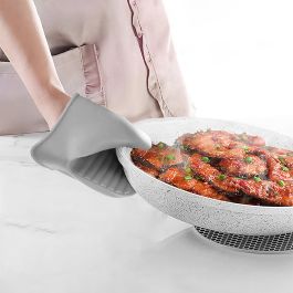 Quttin Set de 2 Manoplas de Cocina de Silicona, medidas 12 x 10 x 2 cm y 74 g cada una (18 Unidades)