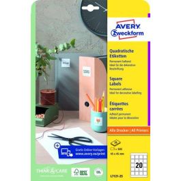 Avery Etiquetas Adhesivas para Códigos QR 45x45 mm Inkjet-Láser 20x25H Blanco Precio: 18.79000046. SKU: S8401501