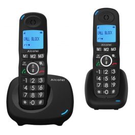 Teléfono Inalámbrico Alcatel Versatis XL 535 Duo Negro (2 pcs) Precio: 46.49999992. SKU: S5607066