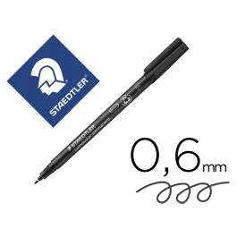 Staedtler Rotulador Lumocolor Retroproyeccion 318-9 Permanente Negro Punta Fina Redonda 0.6 mm Precio: 14.49999991. SKU: S8422875