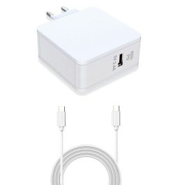 CoreParts USB-C Power Adapter White 45W 20V2.25A (USB-C) USB PD 5V 2.4A (USB) with 1meter USB-C to USB-C Cable for New MacBooks and all laptops with USB-C port Precio: 39.69000013. SKU: B15GJCDRA4