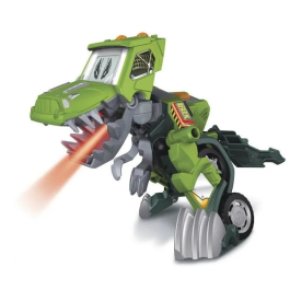 Vtech Drex Super T-Rex (Jeep) Switch & Go Dinos Juguete Transformable en Jeep, Pantalla LCD con Sonidos y Luces