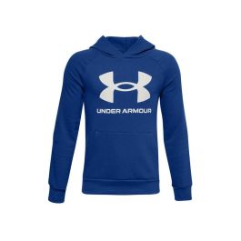 Sudadera con Capucha Niño Under Armour Colorblock Crewneck Azul