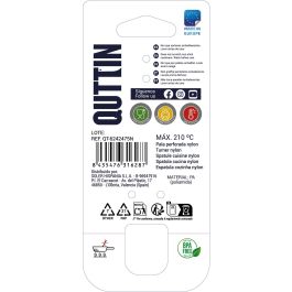 Quttin Pala de Nylon Perforada Profesional 36 x 8 cm (18 Unidades)