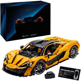 Lego 42172 McLaren P1 - Kit de Modelo de Hiperdeportivo para Adultos Entusiastas de Vehículos