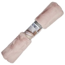 Home Deco Factory Alfombra Rosa 110x60 cm Pelo Imitación Poliéster Suave