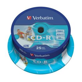 Verbatim Cd-R Azo, 700Mb, 52X, 25 Unidades, Superficie Wide Inkjet Printable 23-118 mm Precio: 12.50000059. SKU: B1HKA8XPHR