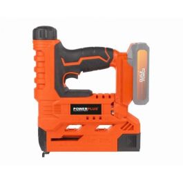 Dual Power POWDP7010 Grapadora-Clavadora Inalámbrica 20V con 100 Grapas y 100 Clavos, Sin Batería ni Cargador