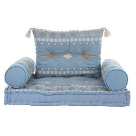 Sillon DKD Home Decor Azul 50 x 55 x 90 cm Set de 4 Precio: 116.89000026. SKU: S3038101