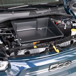 Armster V01792 Frunk para Fiat 500e 2020 - Accesorio organizador de maletero con tapa para cables de carga y accesorios