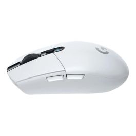 Logitech G305 LIGHTSPEED Ratón Inalámbrico Blanco con Sensor HERO 12000 DPI