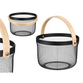 Cesta Redonda Asa Negra Kinvara 28X31CM (12 Unidades) Precio: 62.89999991. SKU: B1HXLWLBX2