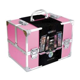 Maletin metalico maquillaje professional color pink (rosa) incluye 100 piezas. 30.40x23.40x20.60 cm Maletin metalico maquillaje professional color pink (rosa) incluye 100 piezas. 30.40x23.40x20.60 cm