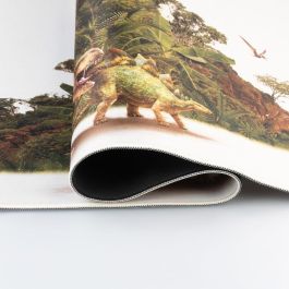ERIK Alfombrilla Gaming Jurassic Park 80x35cm Superficie Textil Impermeable Base Goma Antideslizante